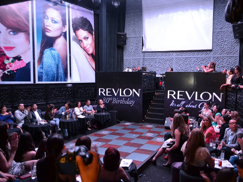 Revlon evento de lanzamiento