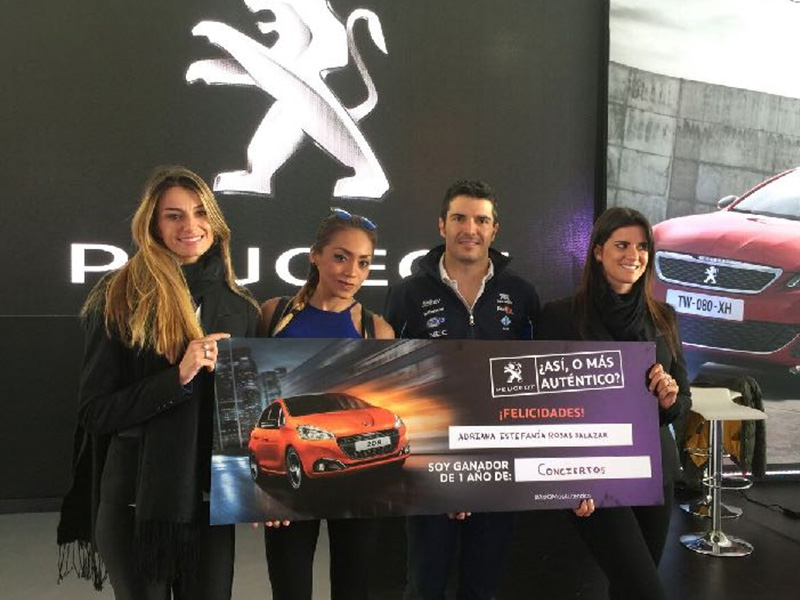Peugeot entrega de premio
