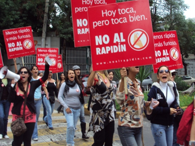 Janssen No al Rapidín Flash Mob